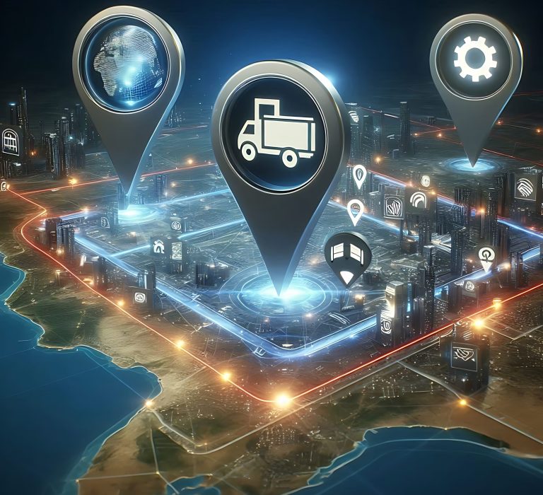 digital-map-displaying-location-with-two-pins-set digital-map-displaying-location-with-two-pins-set